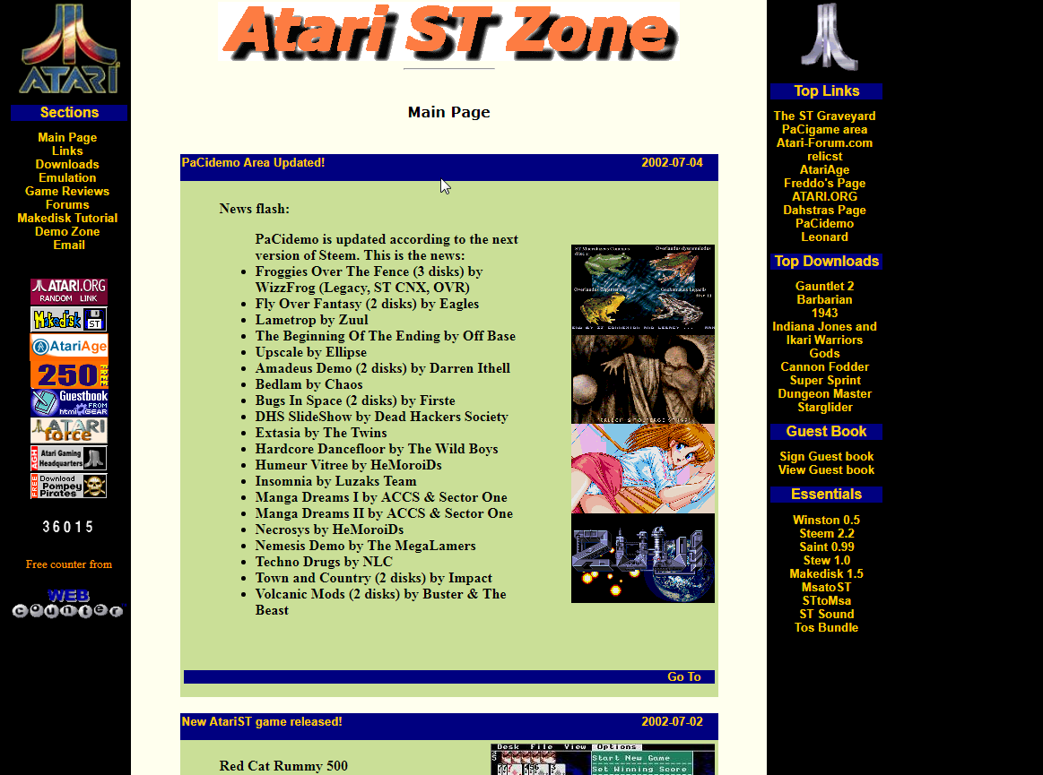 Atarizone screenshot
