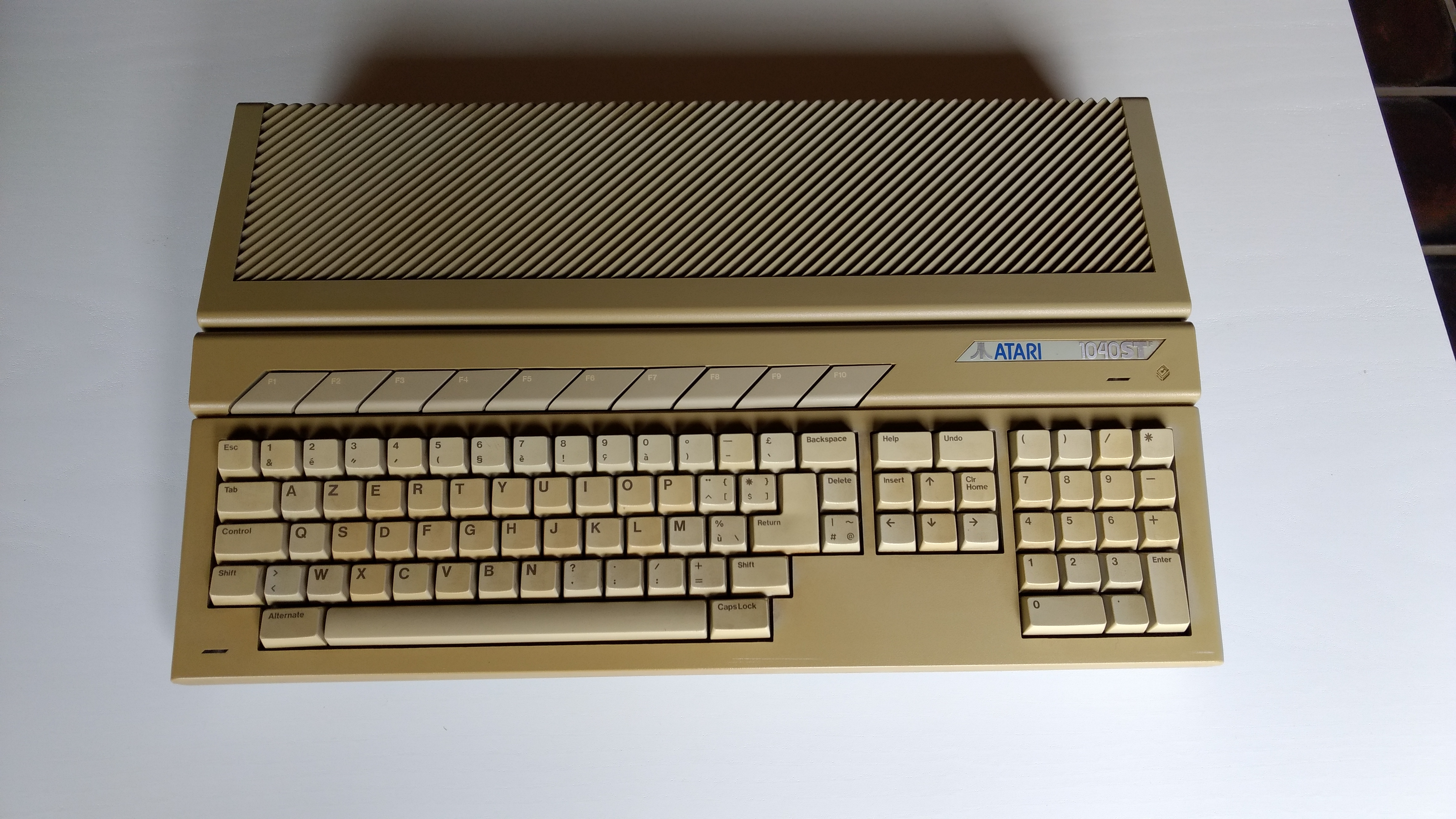  The second project. A French STf. Notice some keys are more yellow than others. 