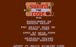 Large screenshot of Sword & The Rose, The