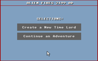 Large screenshot of Alien Fires 2199 AD