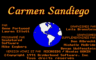 Large screenshot of Carmen Sandiego