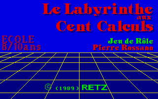 Large screenshot of Le Labyrinthe Aux Cent Calculs