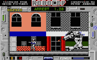 The first appearance of ED-209. This is nothing compared to the one you'll encounter further on in the game!!!
