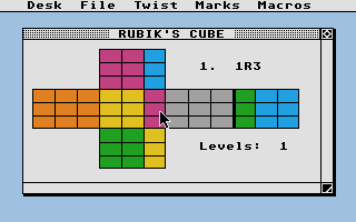Large screenshot of Rubik's Cube Simulator