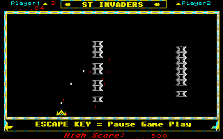 Large screenshot of ST Invaders