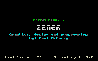 Large screenshot of Zener