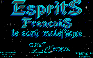 Screenshot of Esprits Français CM1-CM2 - volume 1