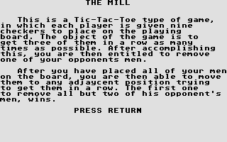 Large screenshot of Mill, The