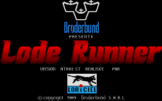 Large screenshot of Lode Runner