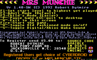 Large screenshot of Mrs Munchie