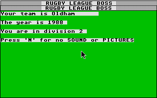 Thumbnail of other screenshot of Rugby League boss