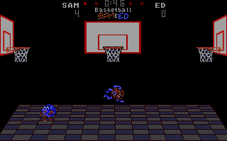 Screenshot of Sam & Ed - Basketball