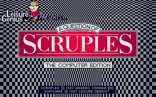 Large screenshot of Question Of Scruples, A - The Computer Edition