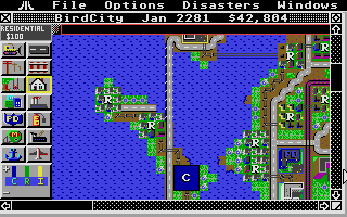 Large screenshot of Sim City - Data Disk