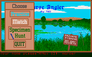 Thumbnail of other screenshot of Computer Coarse Angler, The