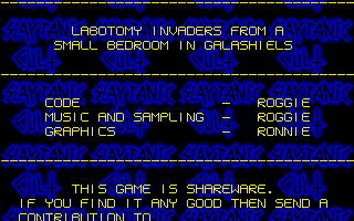 Large screenshot of Labotomy Invaders