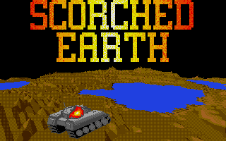 Large screenshot of Scorched Earth