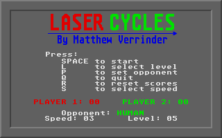 Thumbnail of other screenshot of Laser Cycles