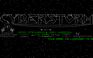 Large screenshot of Cyberstorm