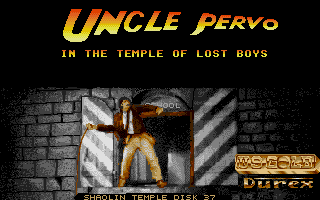 Screenshot of Uncle Pervo in the Temple of Lost Boys
