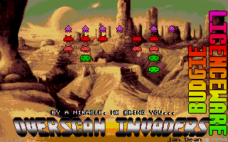 Screenshot of Overscan Invaders