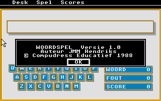 Screenshot of Woordspel