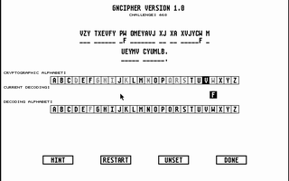 Large screenshot of Gncipher