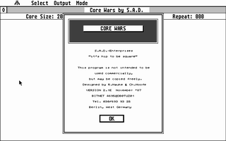 Large screenshot of Core Wars