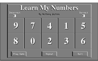 Thumbnail of other screenshot of Learn My Numbers