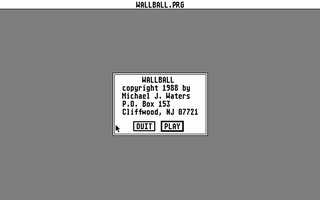 Large screenshot of Wallball