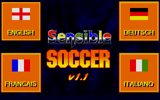 Screenshot of Sensible Soccer - 1992-1993 Season Edition