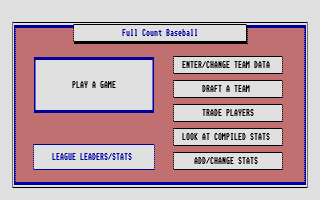 Large screenshot of Full Count Baseball