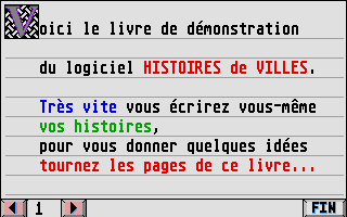 Large screenshot of Histoires de Villes