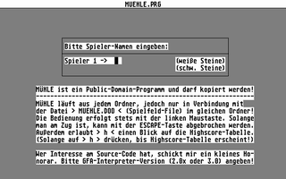 Large screenshot of Mühle