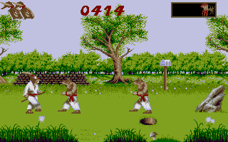 Large screenshot of Ninja Rabbits