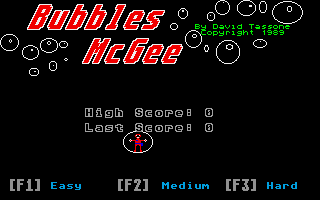 Large screenshot of Bubbles Mcgee