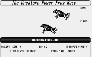 Screenshot of Creature Power Frog Race