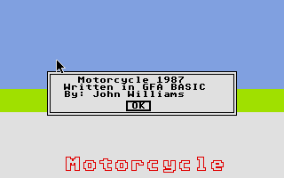 Large screenshot of Motorcycle