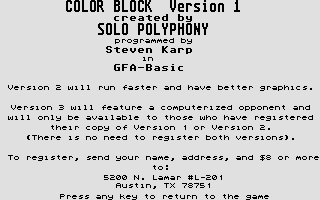 Thumbnail of other screenshot of Color Block
