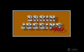 Large screenshot of Brain Jogging Pro