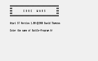 Screenshot of Core Wars