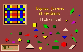 Screenshot of Espace, Formes et Couleurs (maternelle)