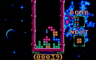 Large screenshot of Tetris II - Strikes Back