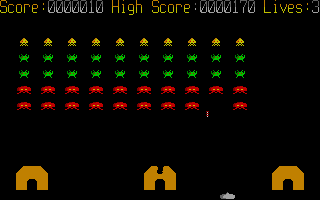 Large screenshot of Classic Invaders