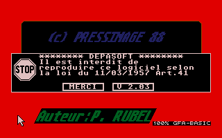Large screenshot of Depasoft