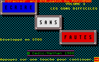 Thumbnail of other screenshot of Ecrire Sans Fautes - Les Sons Difficiles