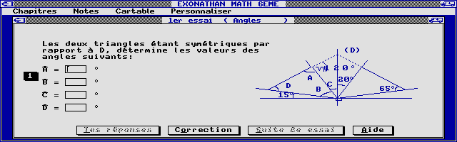 Screenshot of Exonathan Maths 6e