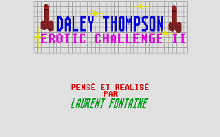 Large screenshot of Daley Thompson Erotic Challenge II
