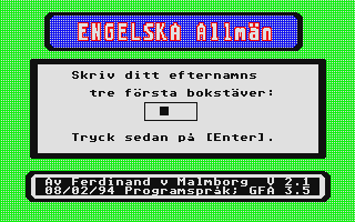 Thumbnail of other screenshot of Engelska Allmän