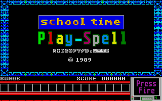 Large screenshot of School Time - Spelling